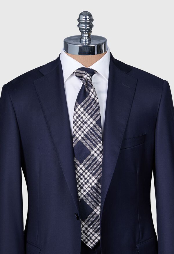 Paul Stuart Woven Silk Plaid Tie