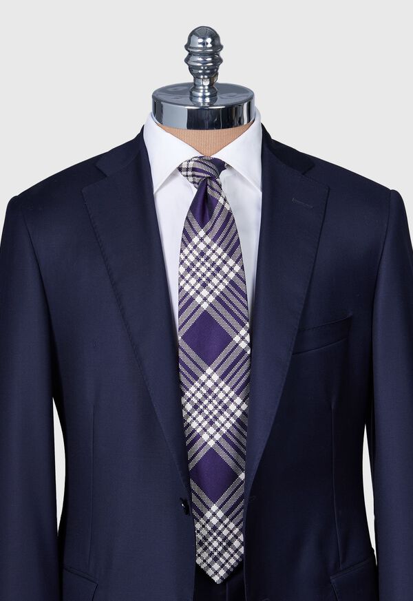 Paul Stuart Woven Silk Plaid Tie