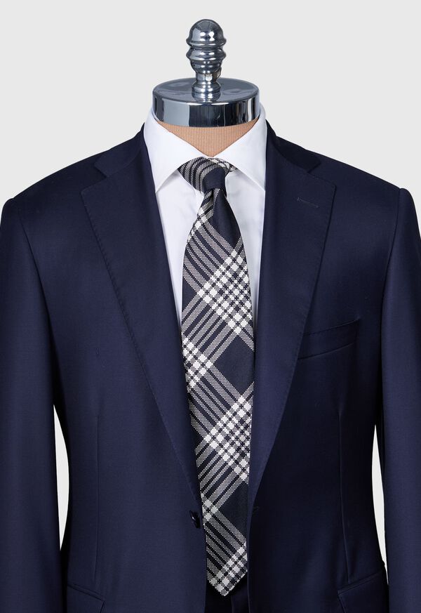 Paul Stuart Woven Silk Plaid Tie