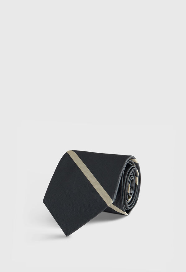 paul stuart Woven Silk Regimental Stripe Tie