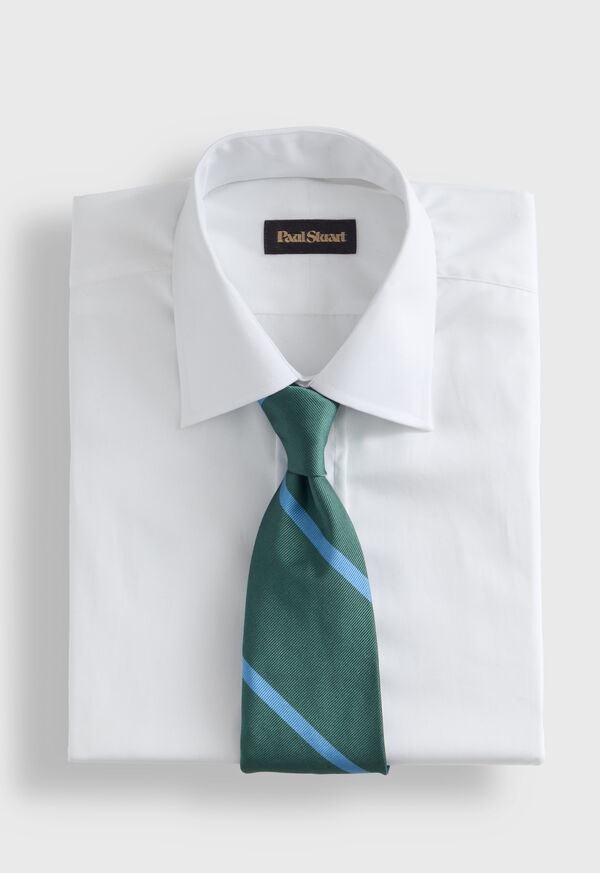 Paul Stuart Woven Silk Regimental Stripe Tie