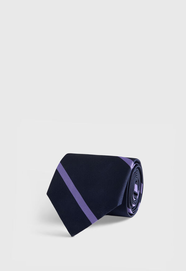 paul stuart Woven Silk Regimental Stripe Tie