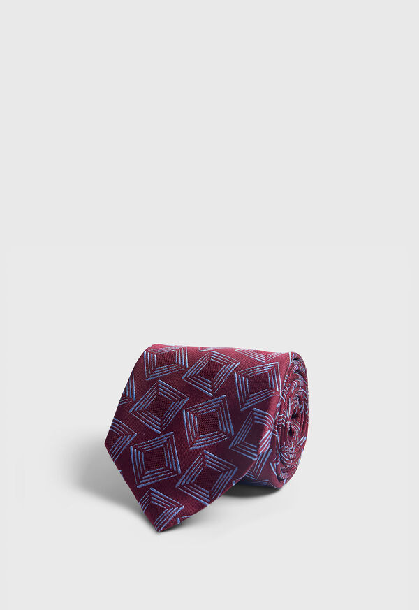 paul stuart Woven Silk Tossed Square Tie