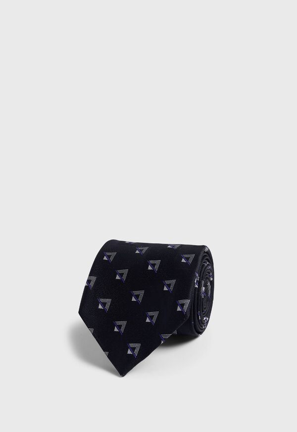 paul stuart Woven Silk Triangle Deco Tie