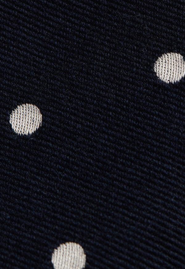 Paul Stuart Woven Silk & Wool Dot Tie