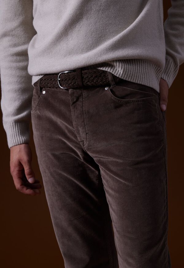 Paul Stuart Woven Suede Belt