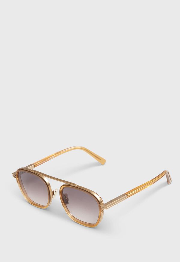 Paul Stuart Zegna Shiny Gold Geometric