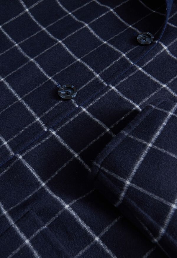 Paul Stuart Reversible Double Face Cashmere Mac Coat