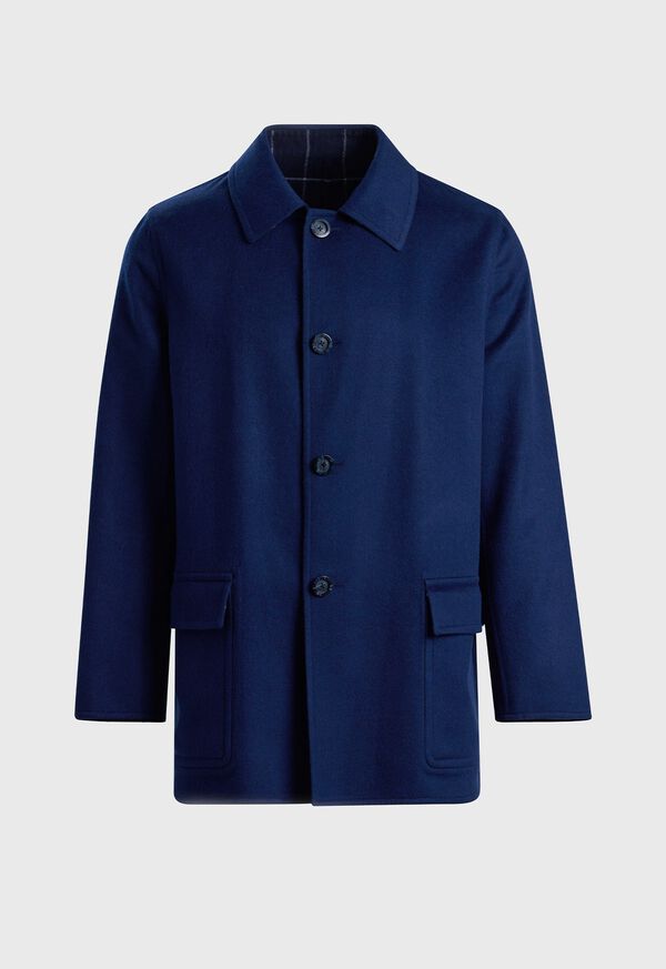 paul stuart Reversible Double Face Cashmere Mac Coat