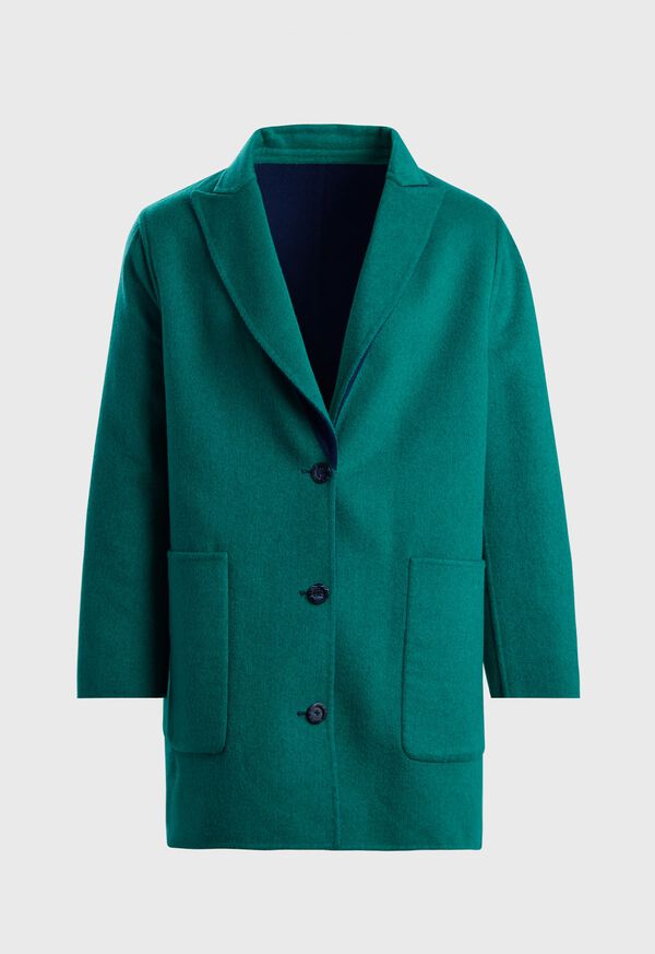 Paul Stuart Reversible Double Face Cashmere Overcoat