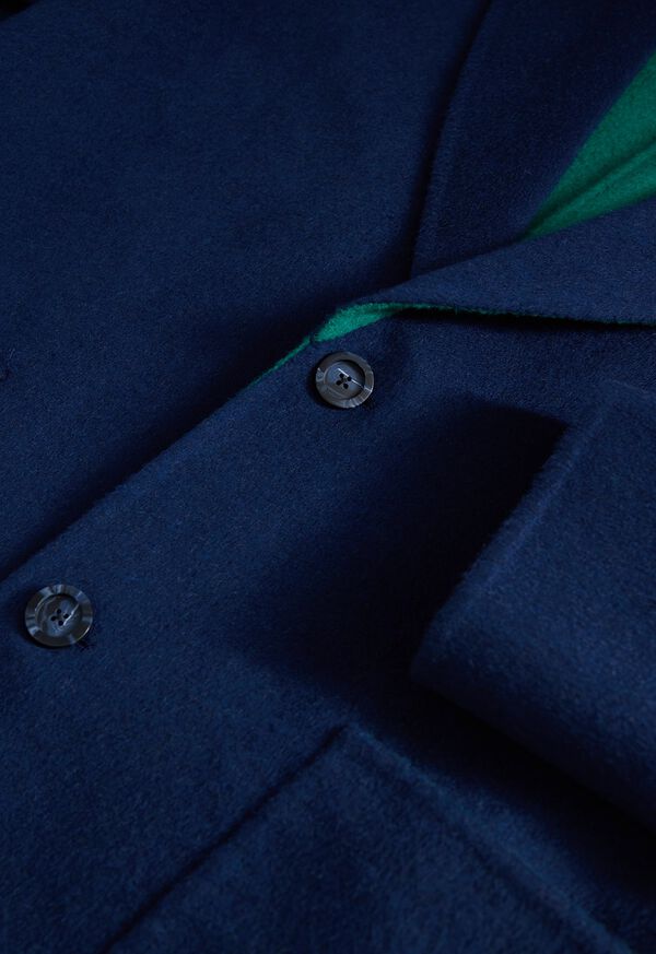 Paul Stuart Reversible Double Face Cashmere Overcoat