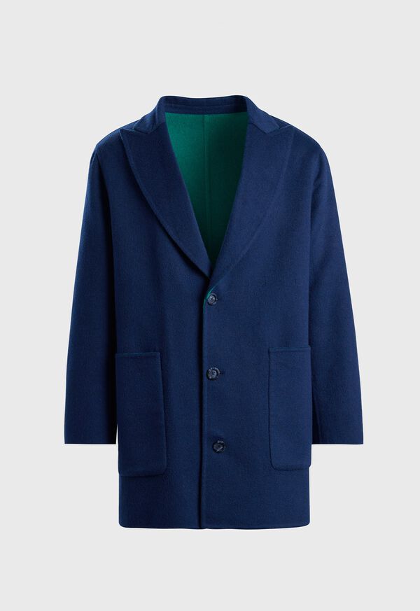 paul stuart Reversible Double Face Cashmere Overcoat