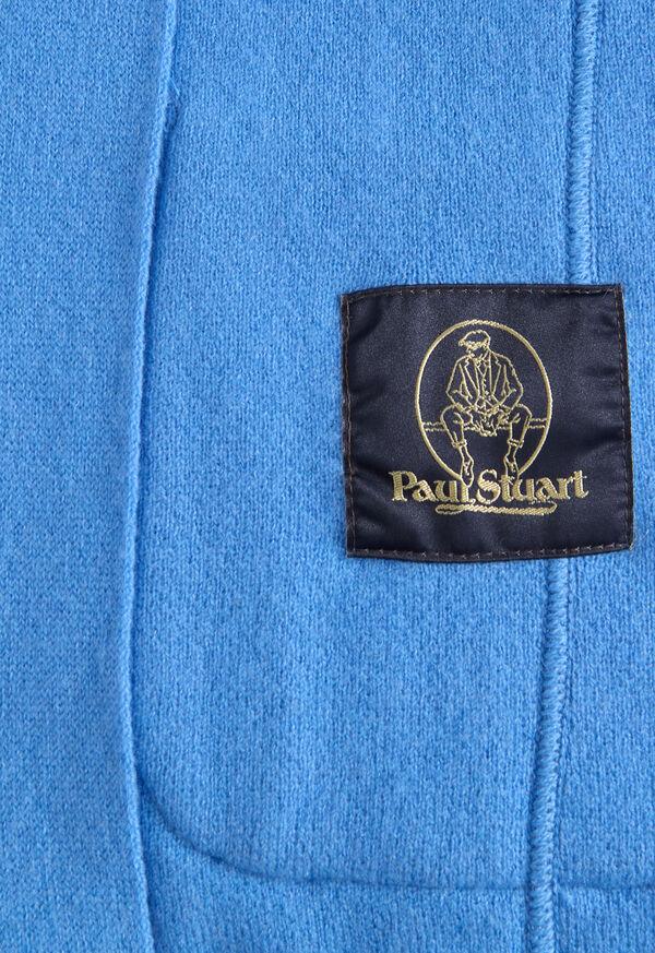 Paul Stuart Single Breasted Knitted Cashmere Blazer