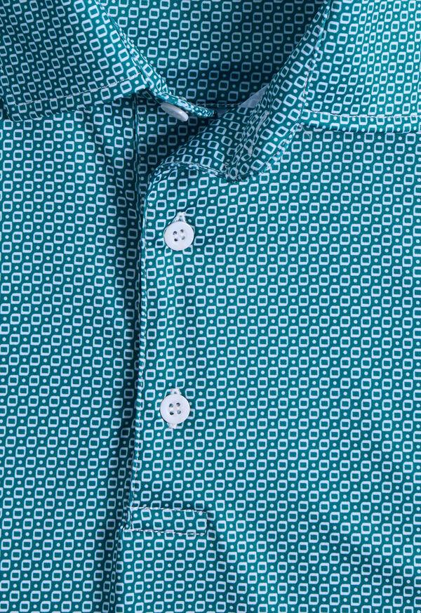 Paul Stuart Ultra Soft Deco Square Performance Polo
