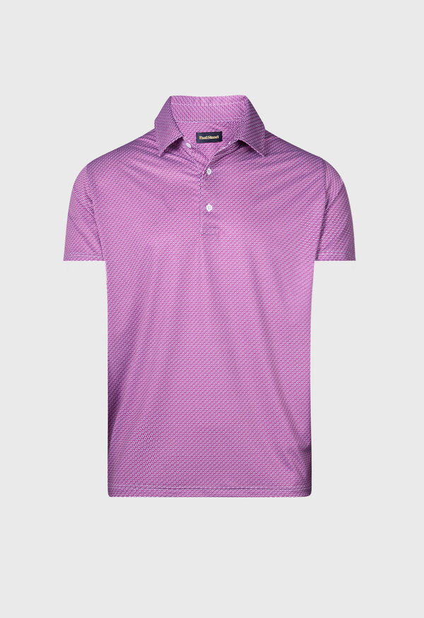 paul stuart Ultra Soft Deco Square Performance Polo