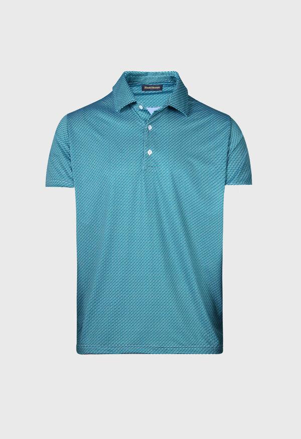 paul stuart Ultra Soft Deco Square Performance Polo