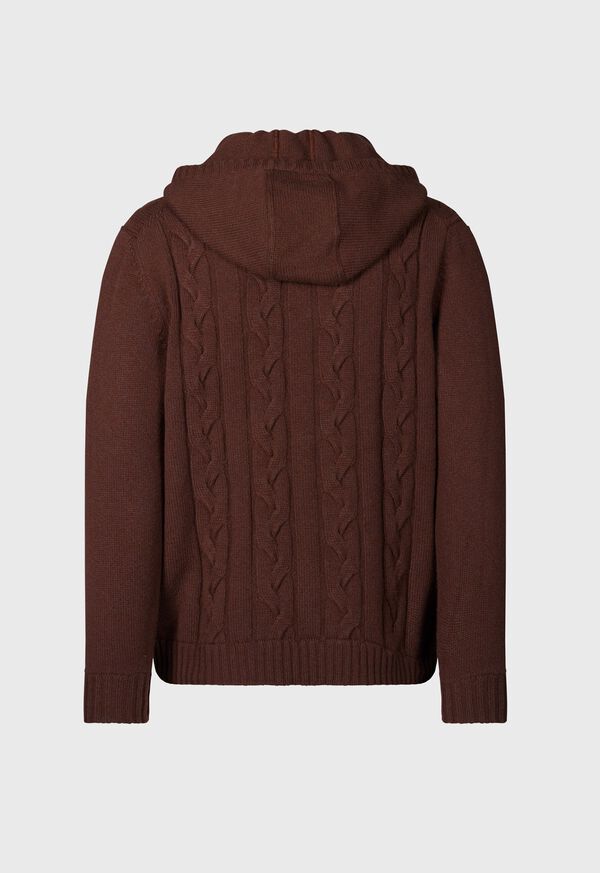 Paul Stuart Wool & Cashmere Cable Knit Toggle Cardigan