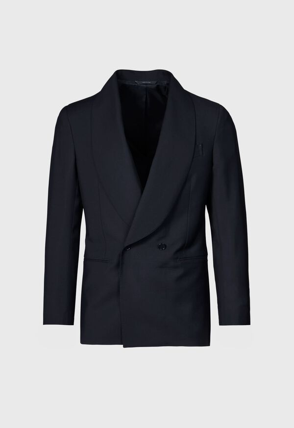Paul Stuart Wool Double Breasted Shawl Collar Tuxedo
