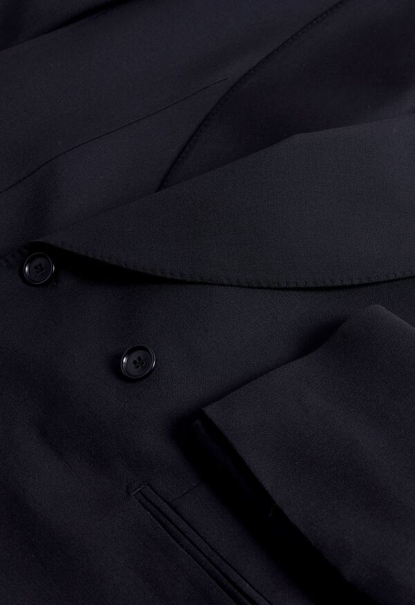 Paul Stuart Wool Double Breasted Shawl Collar Tuxedo