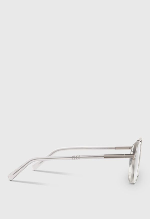 Paul Stuart Zegna Shiny Metal With Gradient Smoke Lens