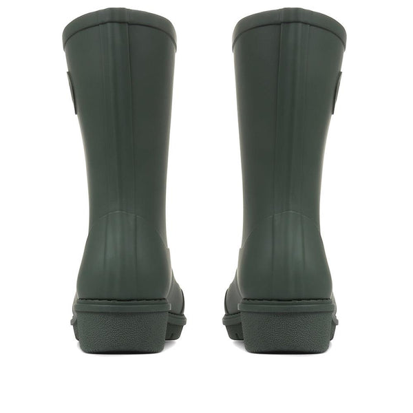 Pavers AH6 WonderWelly Short Wellington Boots - Green