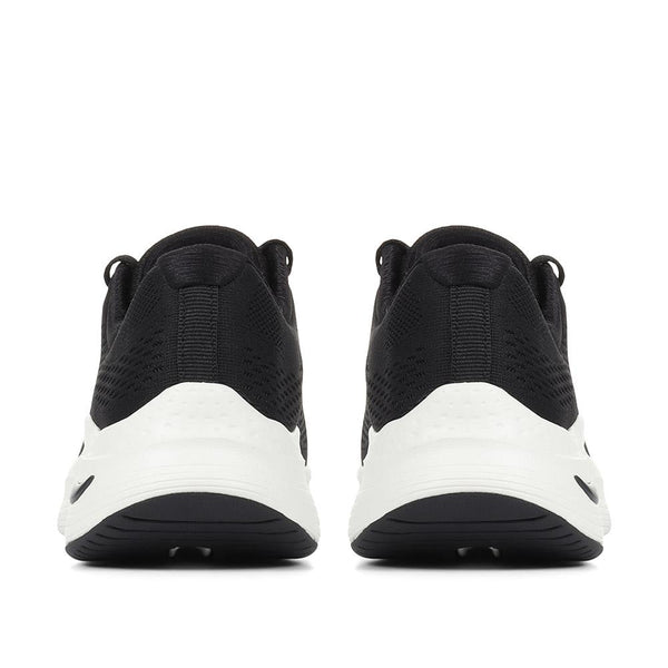Pavers Arch Fit: Big Appeal Lace-Up Trainers - Black-White