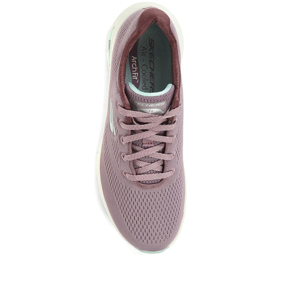 Pavers Arch Fit: Big Appeal Lace-Up Trainers - Lavender