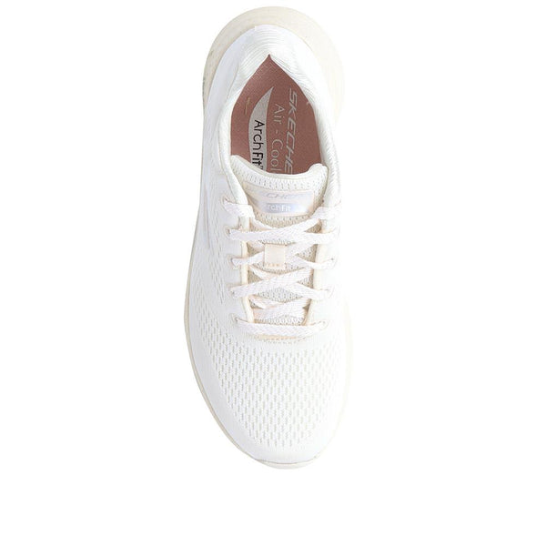 Pavers Arch Fit: Big Appeal Lace-Up Trainers - Off White