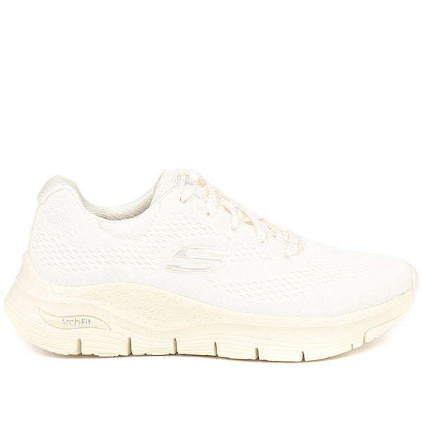 pavers Arch Fit: Big Appeal Lace-Up Trainers - Off White
