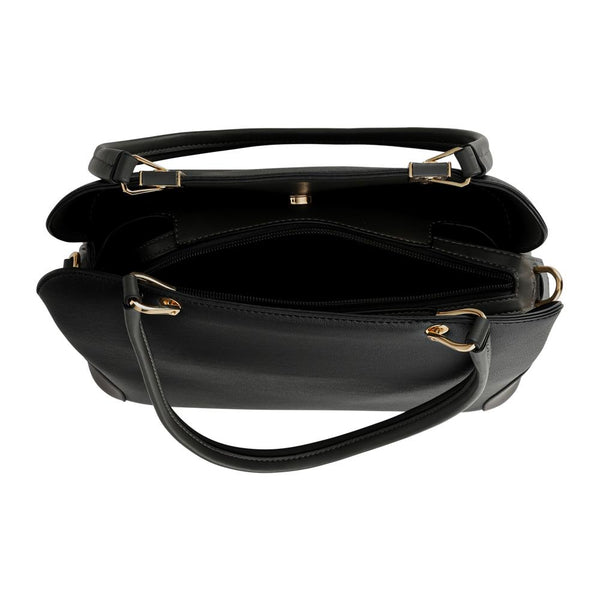 Pavers Bellissimo Snap-Fastening Mini Handbag - Black-Grey