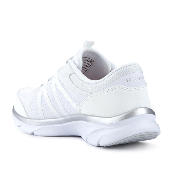 Pavers D'lux Comfort - Surreal Ladies Trainers - White-Silver