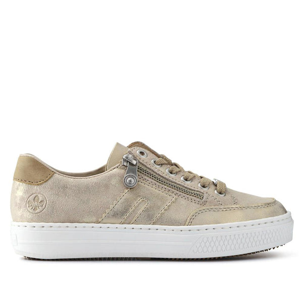 pavers Dual-Fastening Memory Foam Trainers - Metallic