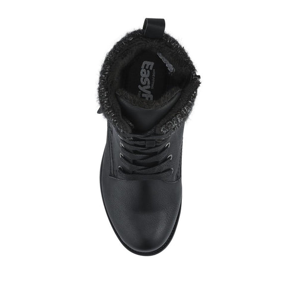 Pavers EasyFit Extra-Wide Knitted-Cuff Ankle Boots - Black