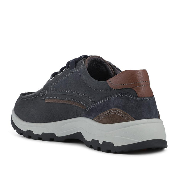 Pavers EasyFit Extra Wide Water Resistant Lace Up Shoes - Navy