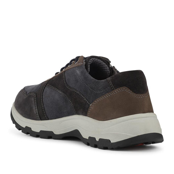 Pavers EasyFit Extra Wide Water Resistant Zipped Trainers - Navy