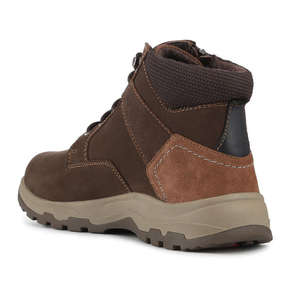 Pavers EasyFit Extra Wide Zip & Lace Walking Boots - Brown