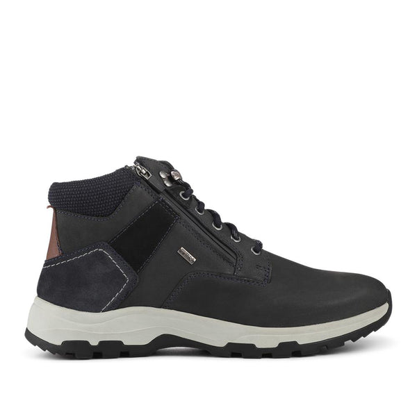 pavers EasyFit Extra Wide Zip & Lace Walking Boots - Navy