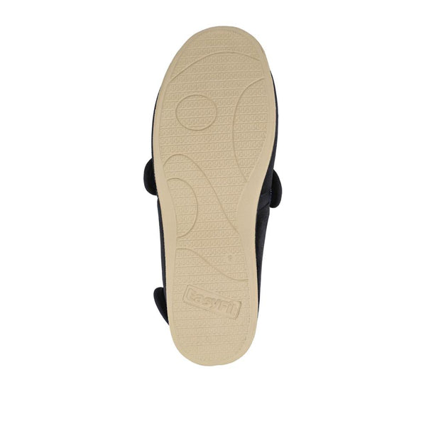 Pavers Extra-Wide-Fit Touch-Fastening Slippers - Navy