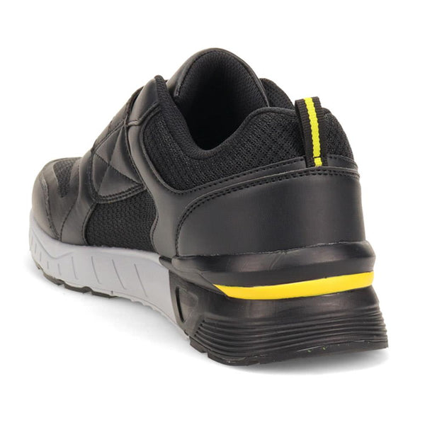 Pavers Extra-Wide Fitting Touch-Fasten Trainers - Black