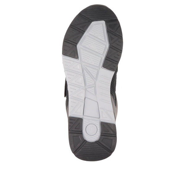 Pavers Extra-Wide Fitting Touch-Fasten Trainers - Black