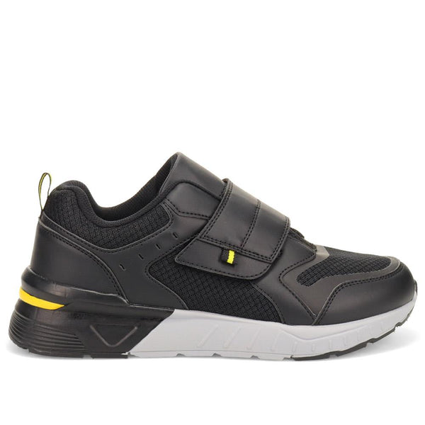 pavers Extra-Wide Fitting Touch-Fasten Trainers - Black