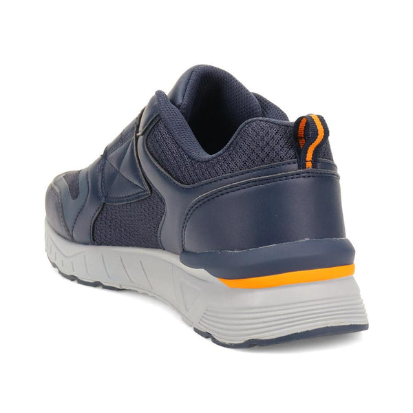 Pavers Extra-Wide Fitting Touch-Fasten Trainers - Navy