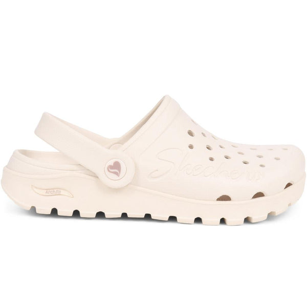 pavers Foamies: Skechers Arch Fit Footsteps - Pure Joy - Off White