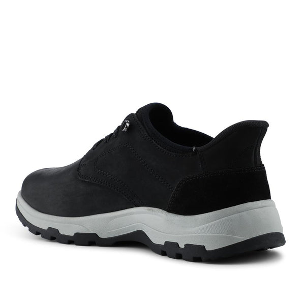 Pavers Just Step In Extra Wide Laceless Casual Shoes - Black