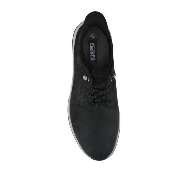 Pavers Just Step In Extra Wide Laceless Casual Shoes - Black