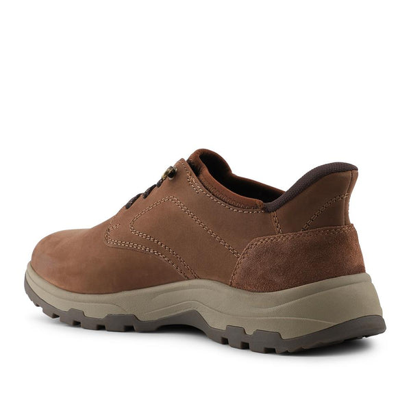 Pavers Just Step In Extra Wide Laceless Casual Shoes - Brown