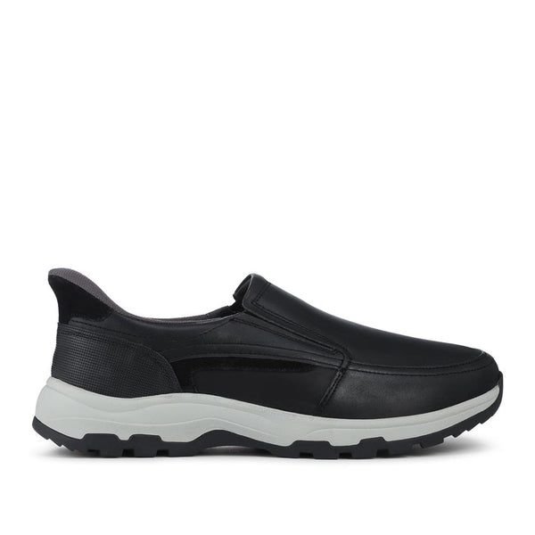 pavers Just Step In Extra Wide Laceless Shoes - Black