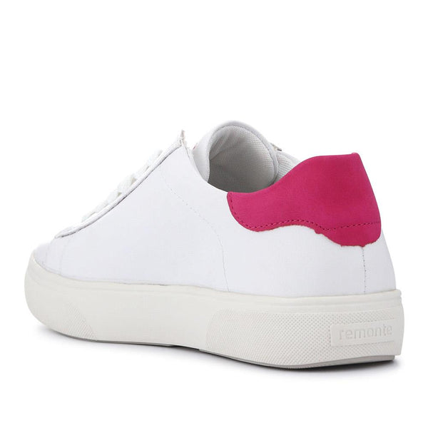 Pavers Leather Floral Patterned Trainers - White Multi