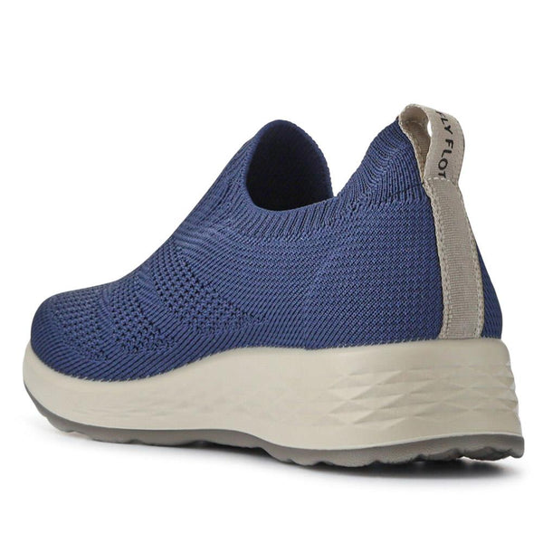 Pavers Lightweight Self-Moulding Slip-On Trainers - Blue