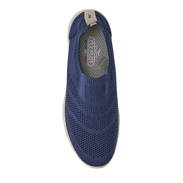 Pavers Lightweight Self-Moulding Slip-On Trainers - Blue